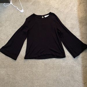 Anthropologie Cloth & Stone Bell Sleeve Top